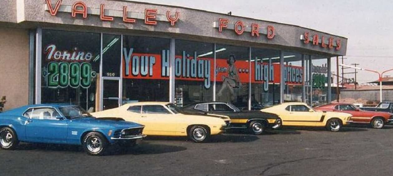 1970 car lot